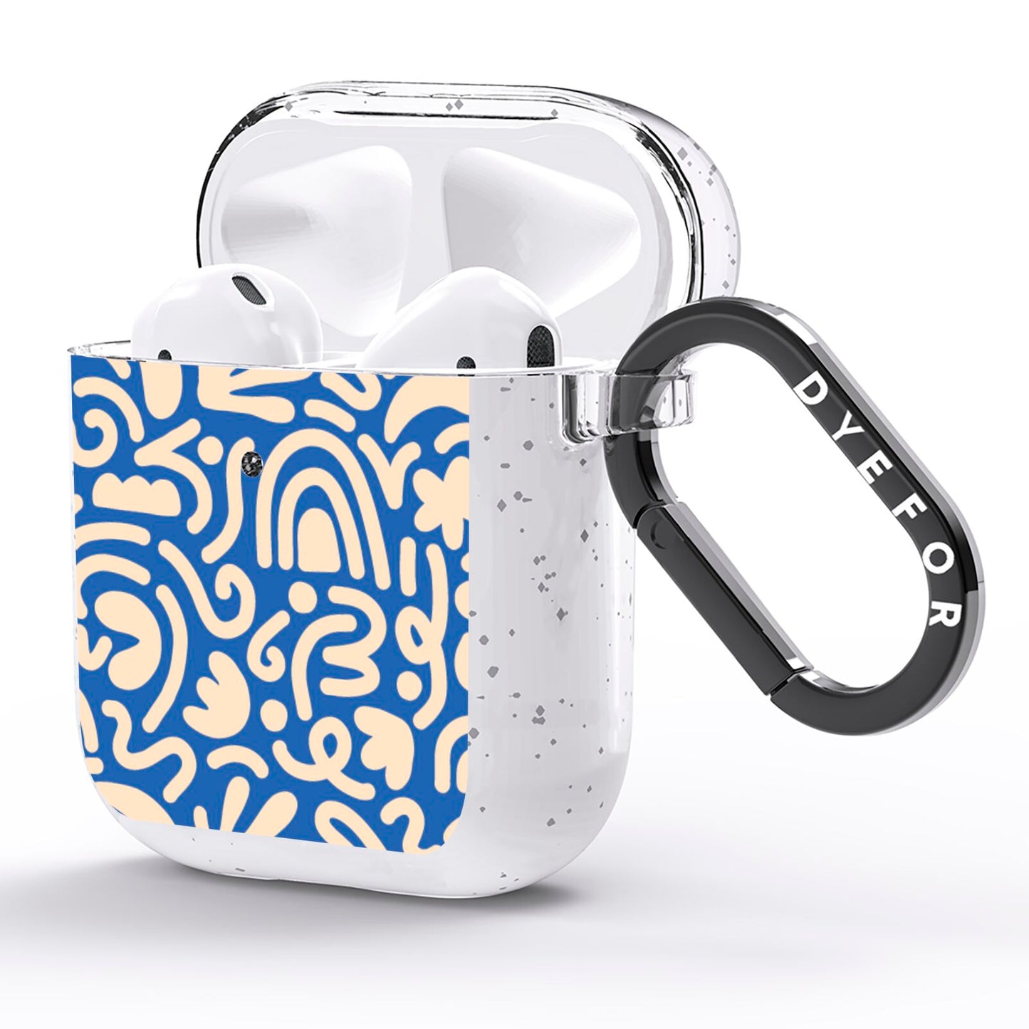Abstract AirPods Glitter Case Side Image