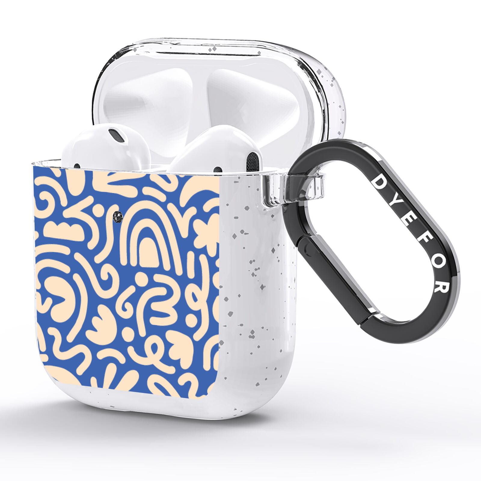 Abstract AirPods Glitter Case Side Image