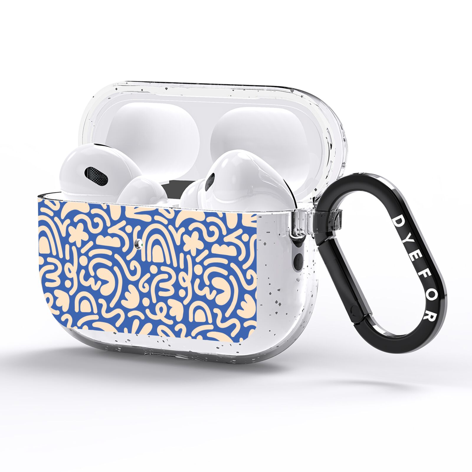 Abstract AirPods Pro Glitter Case Side Image