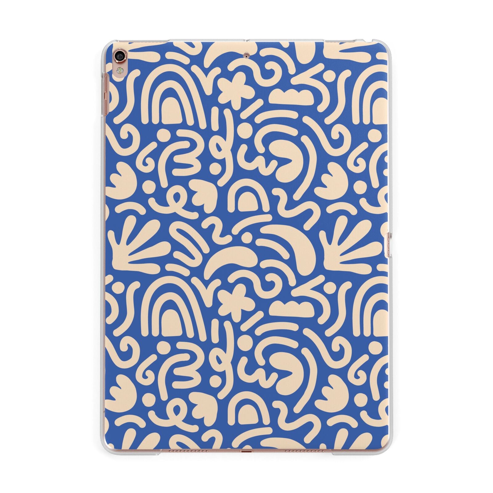 Abstract Apple iPad Rose Gold Case