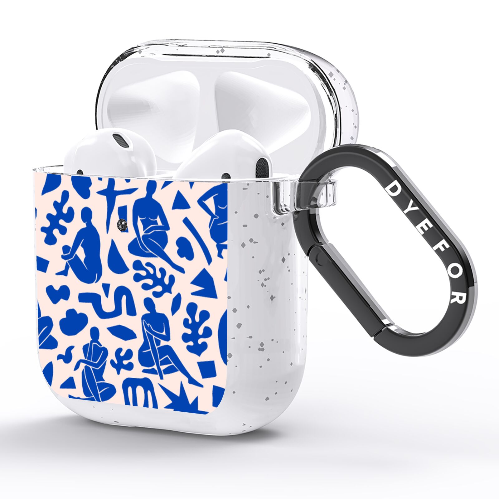 Abstract Art AirPods Glitter Case Side Image