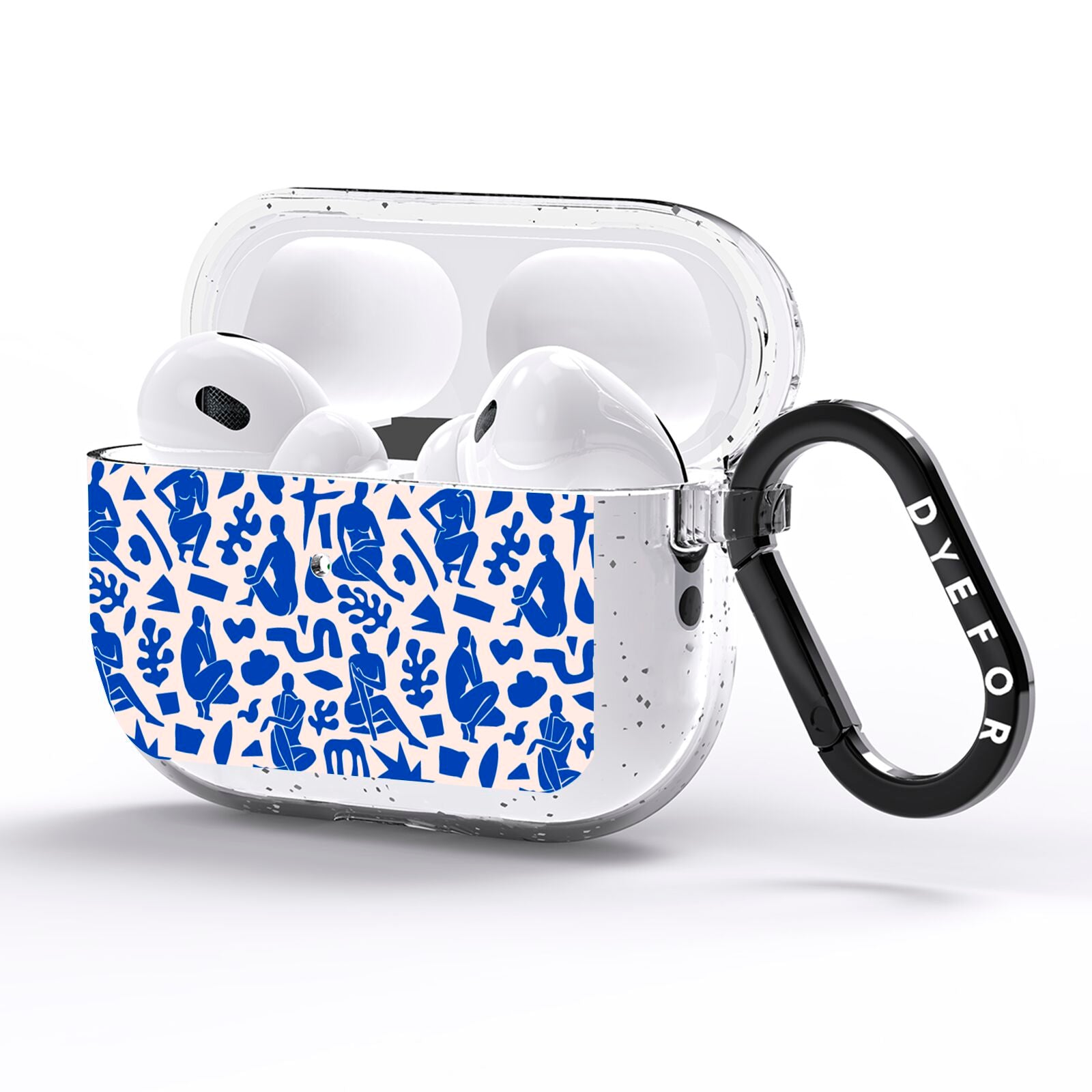 Abstract Art AirPods Pro Glitter Case Side Image