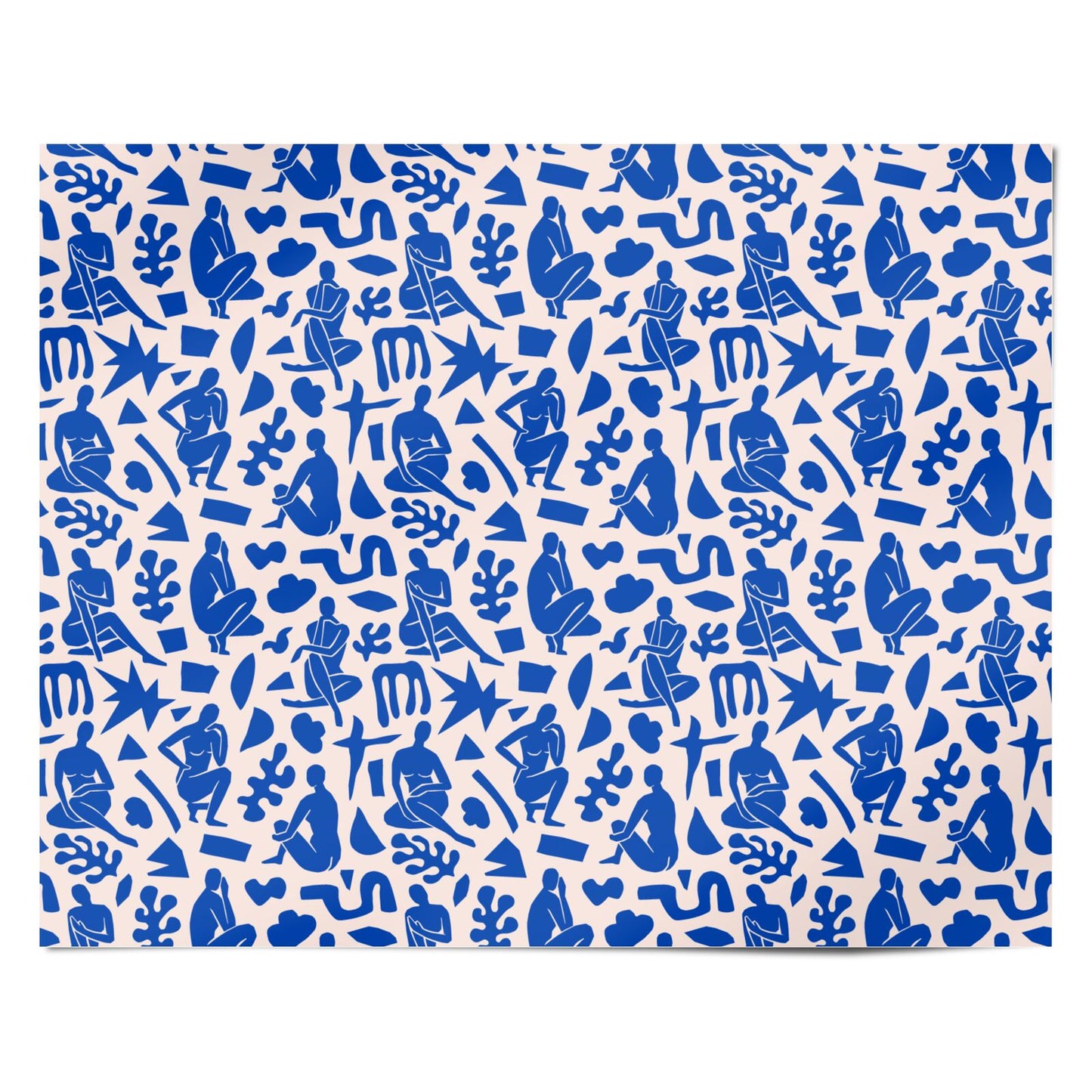 Abstract Art Personalised Wrapping Paper Alternative