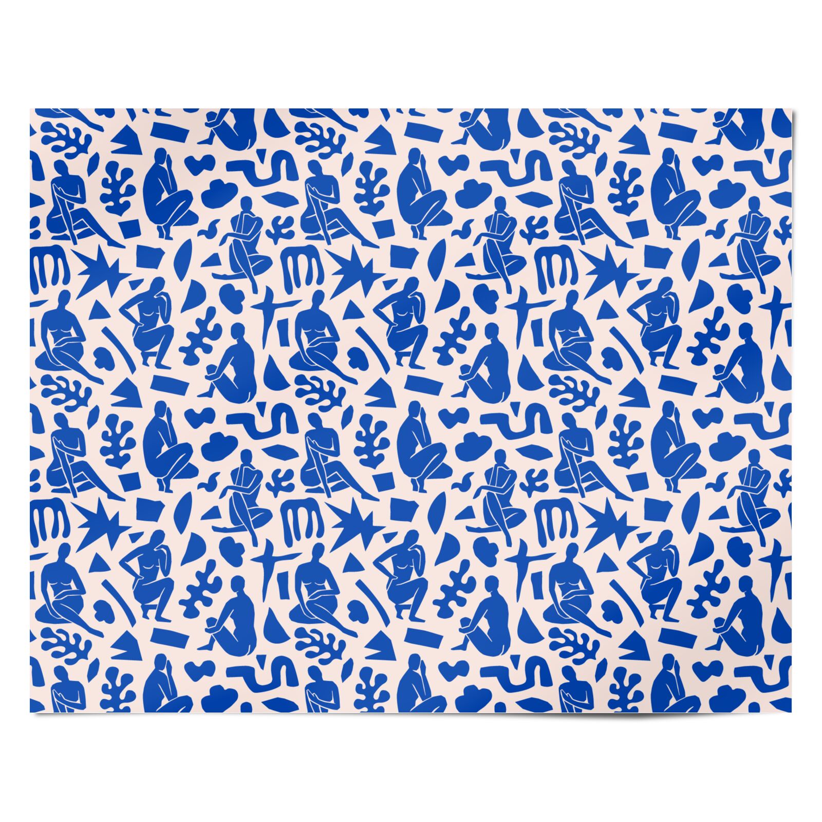 Abstract Art Personalised Wrapping Paper Alternative