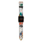 Abstract Art Poster Apple Watch Strap with Gold Hardware