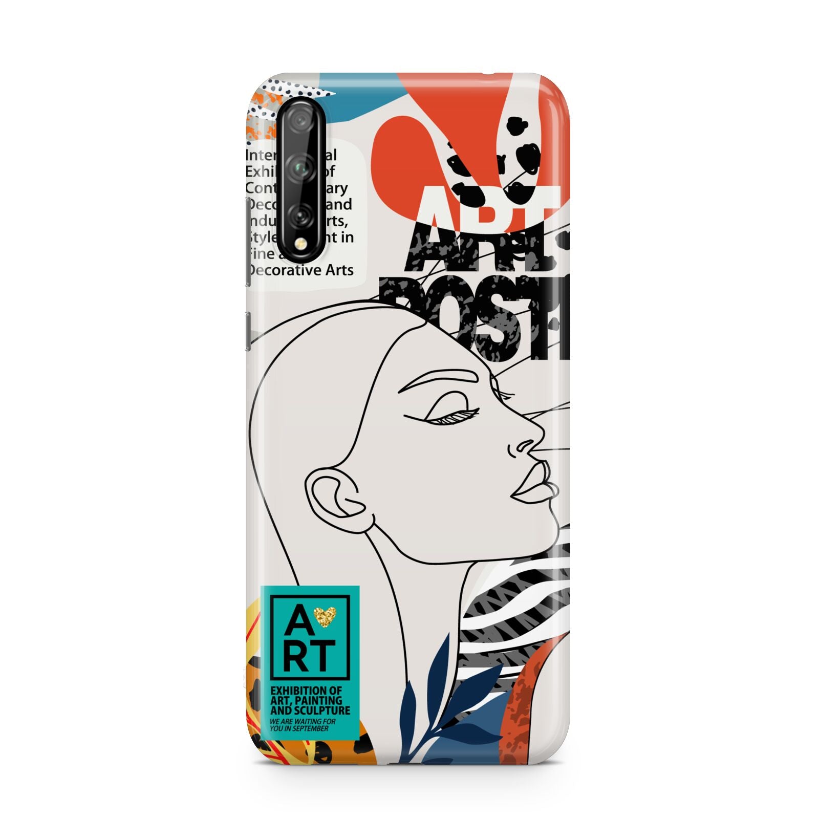 Abstract Art Poster Huawei Enjoy 10s Phone Case