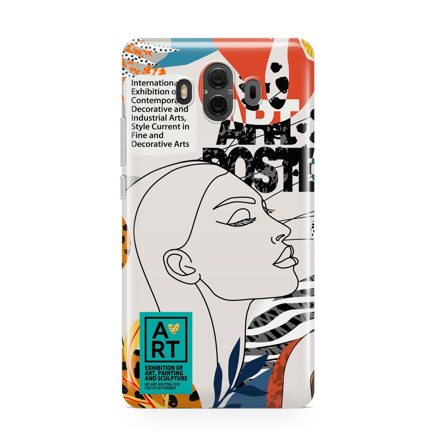 Abstract Art Poster Huawei Mate 10 Protective Phone Case