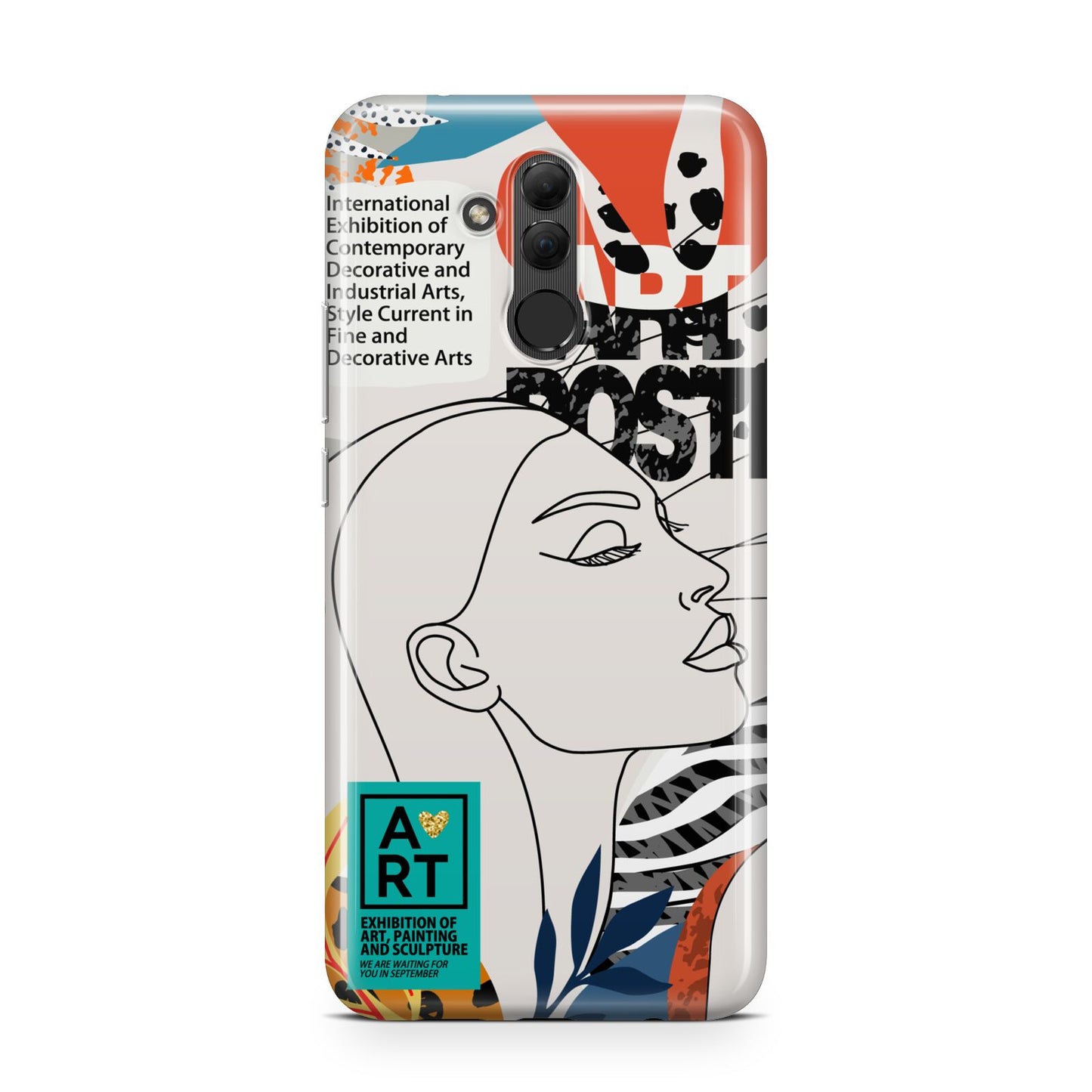 Abstract Art Poster Huawei Mate 20 Lite