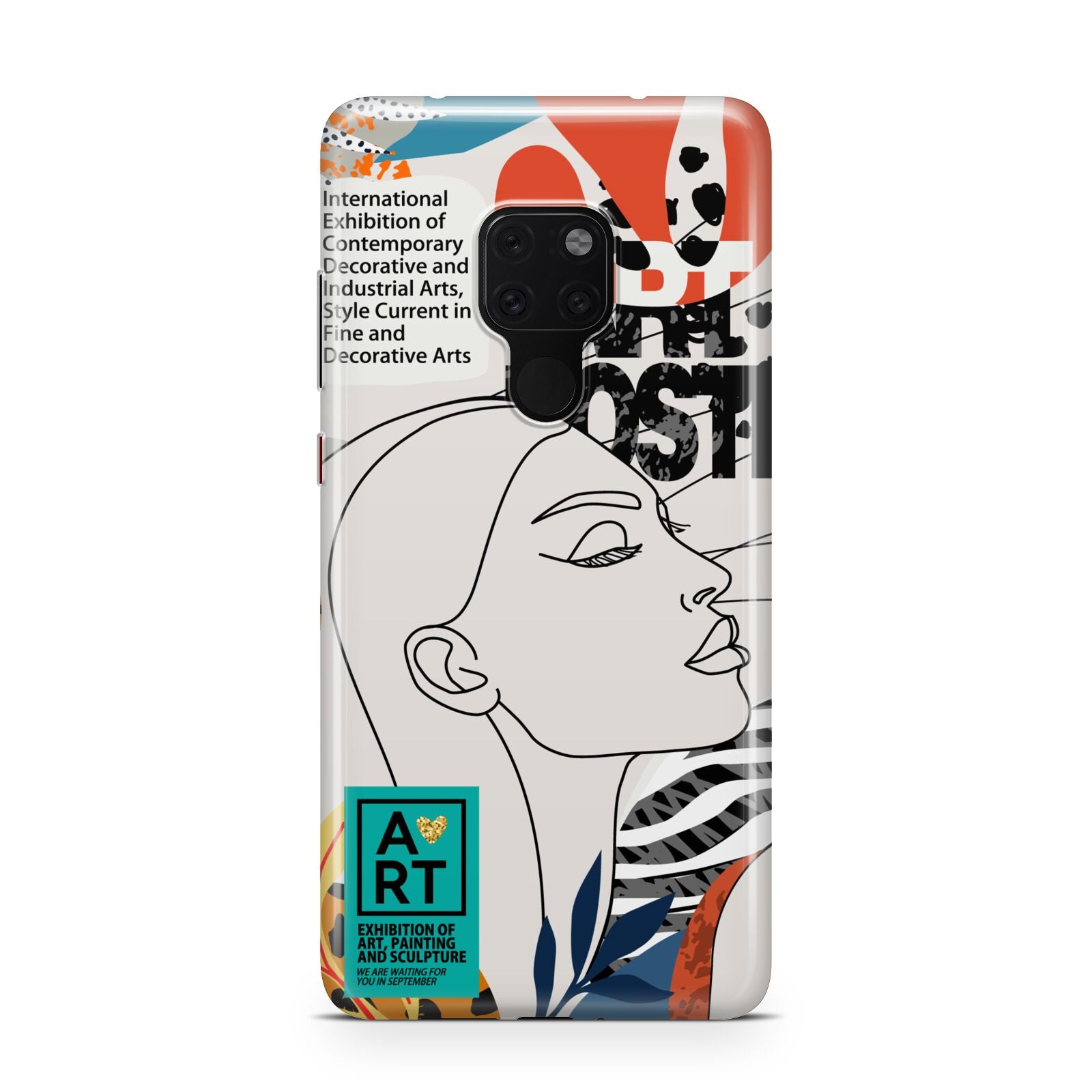 Abstract Art Poster Huawei Mate 20 Phone Case