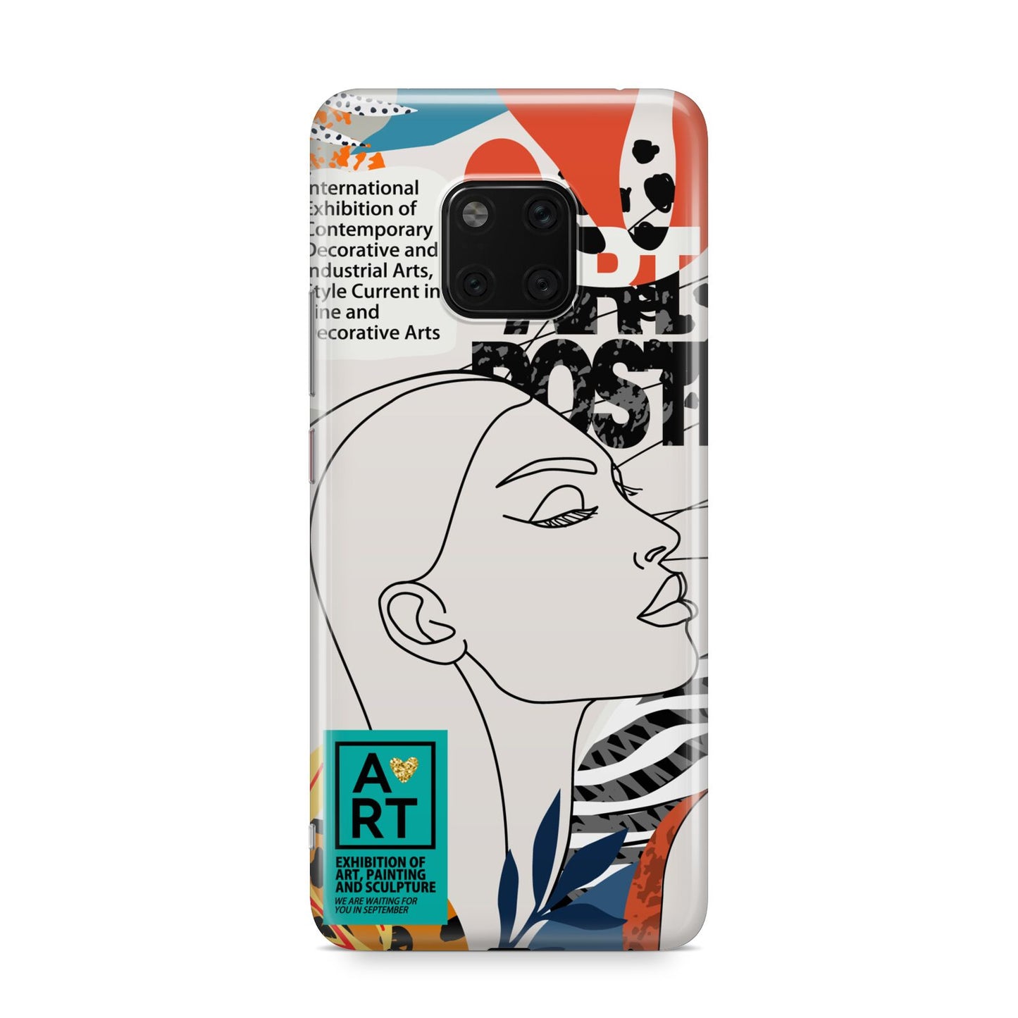 Abstract Art Poster Huawei Mate 20 Pro Phone Case