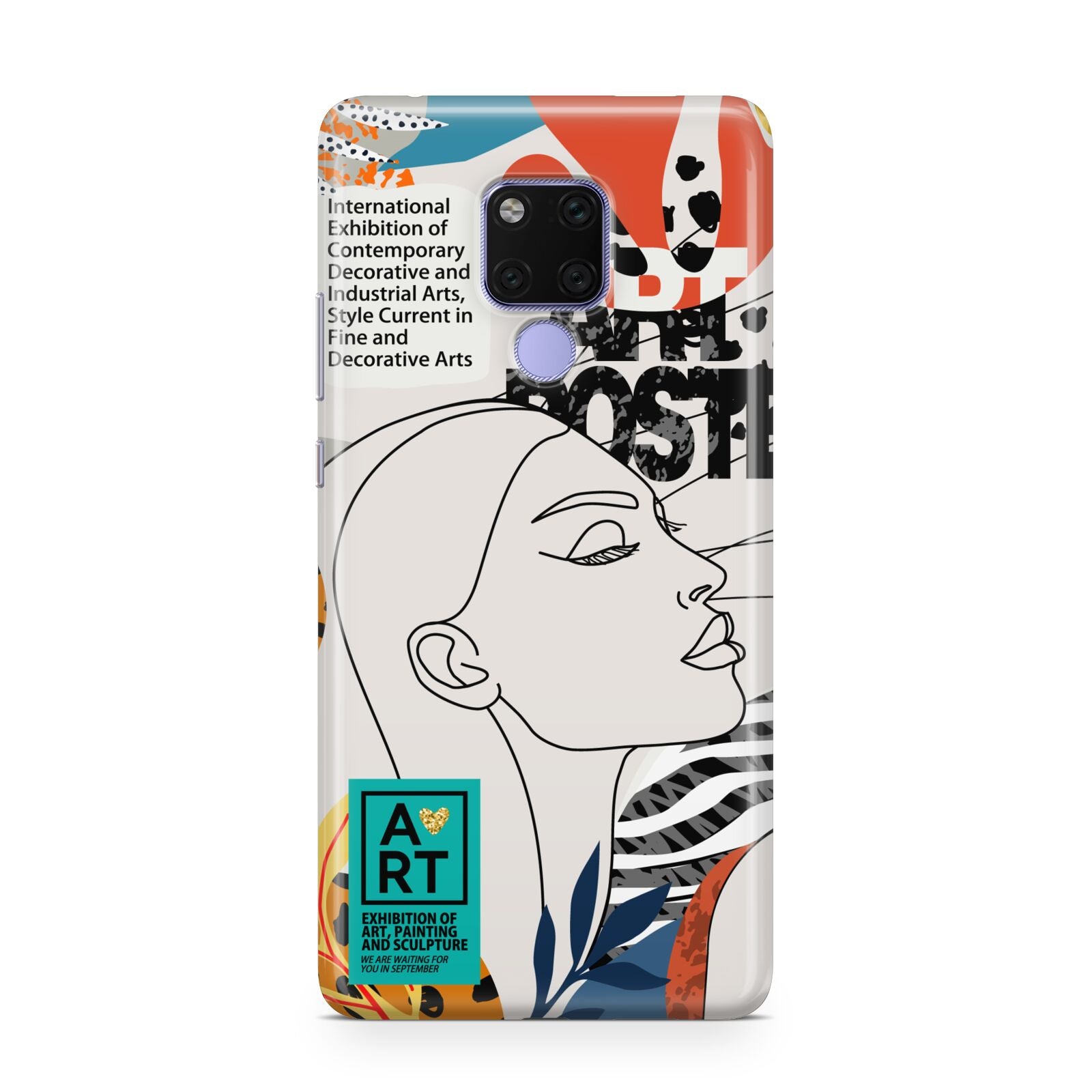 Abstract Art Poster Huawei Mate 20X Phone Case