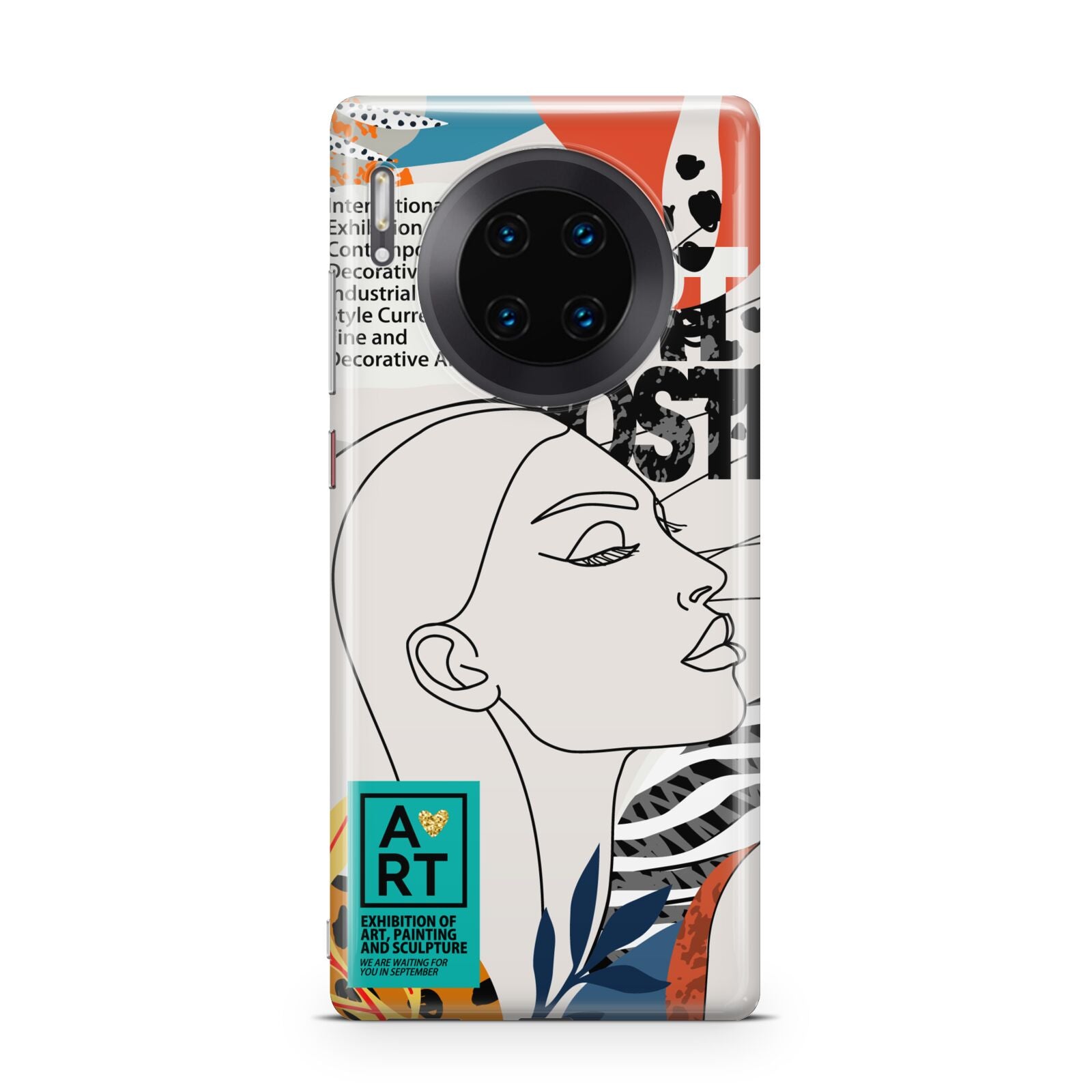 Abstract Art Poster Huawei Mate 30 Pro Phone Case