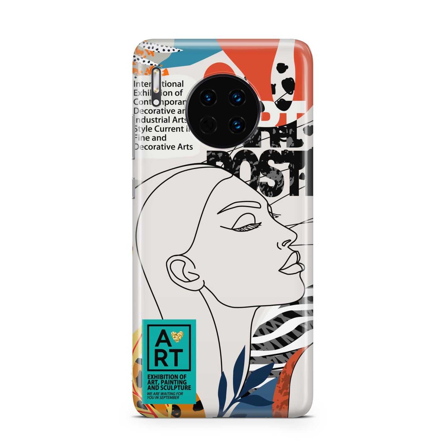 Abstract Art Poster Huawei Mate 30