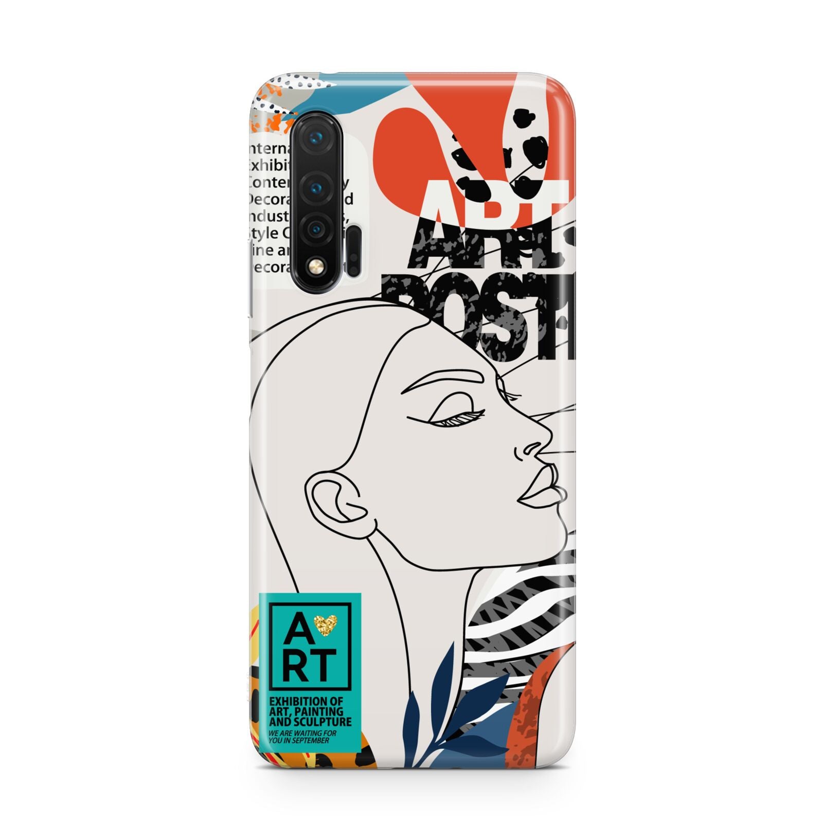 Abstract Art Poster Huawei Nova 6 Phone Case