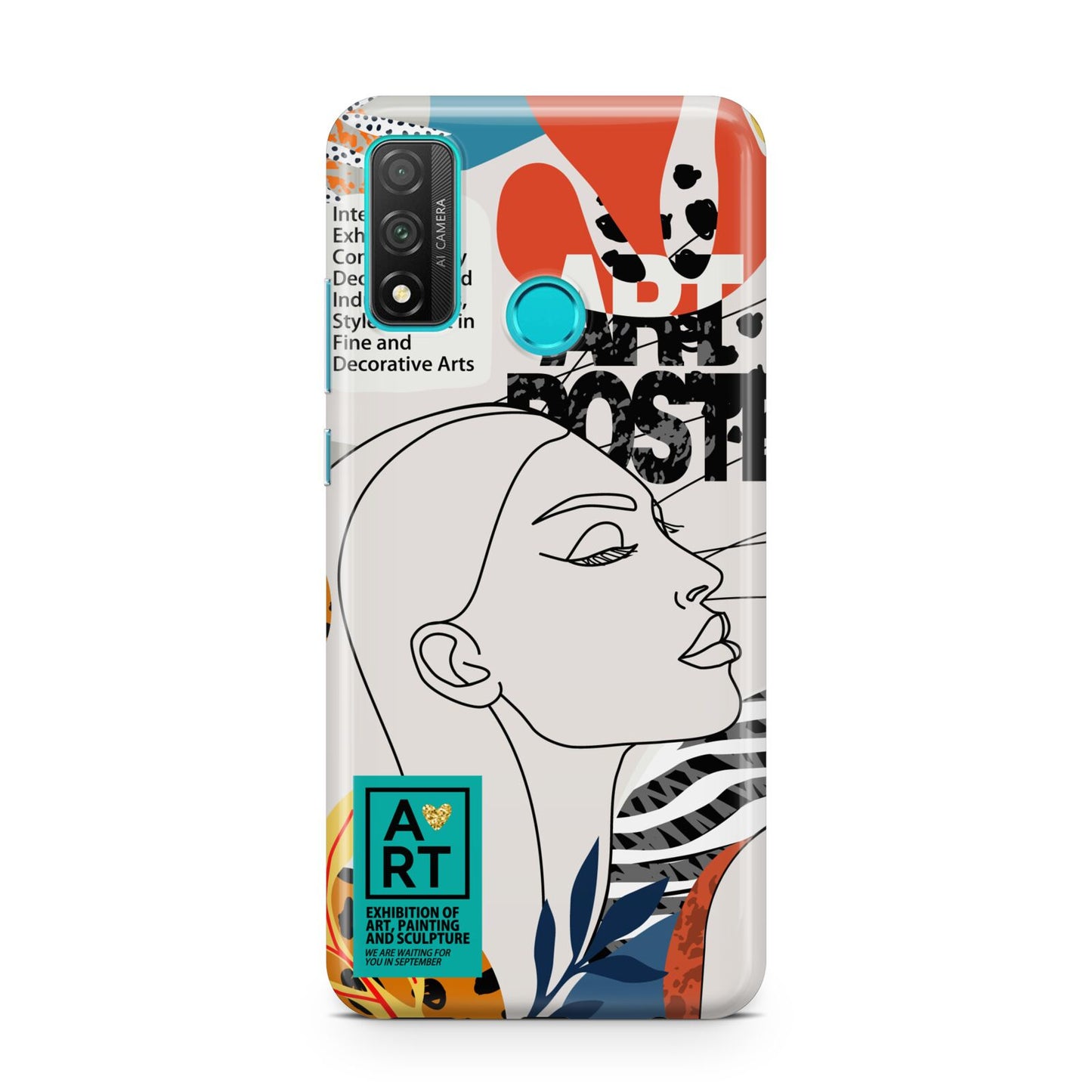 Abstract Art Poster Huawei P Smart 2020