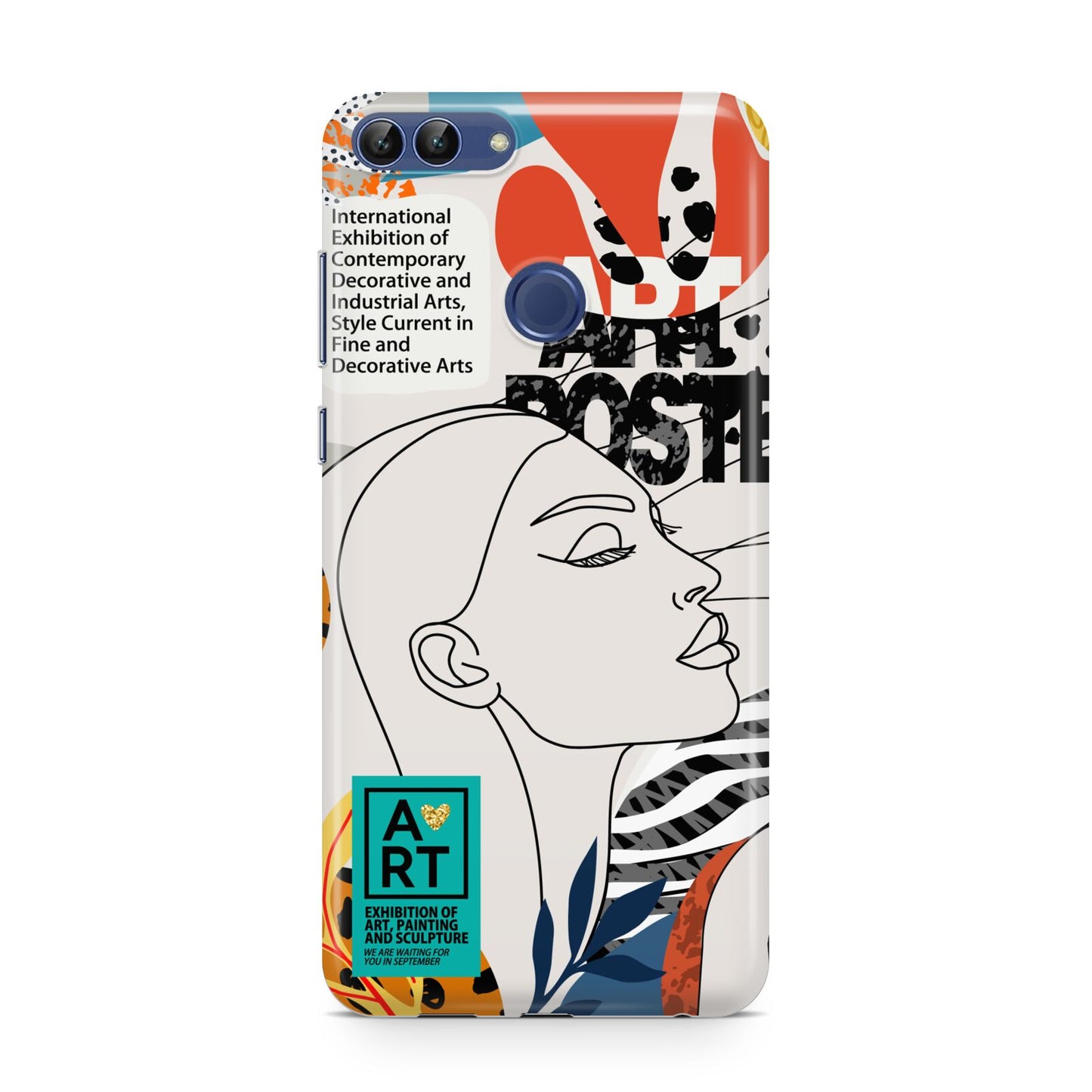 Abstract Art Poster Huawei P Smart Case