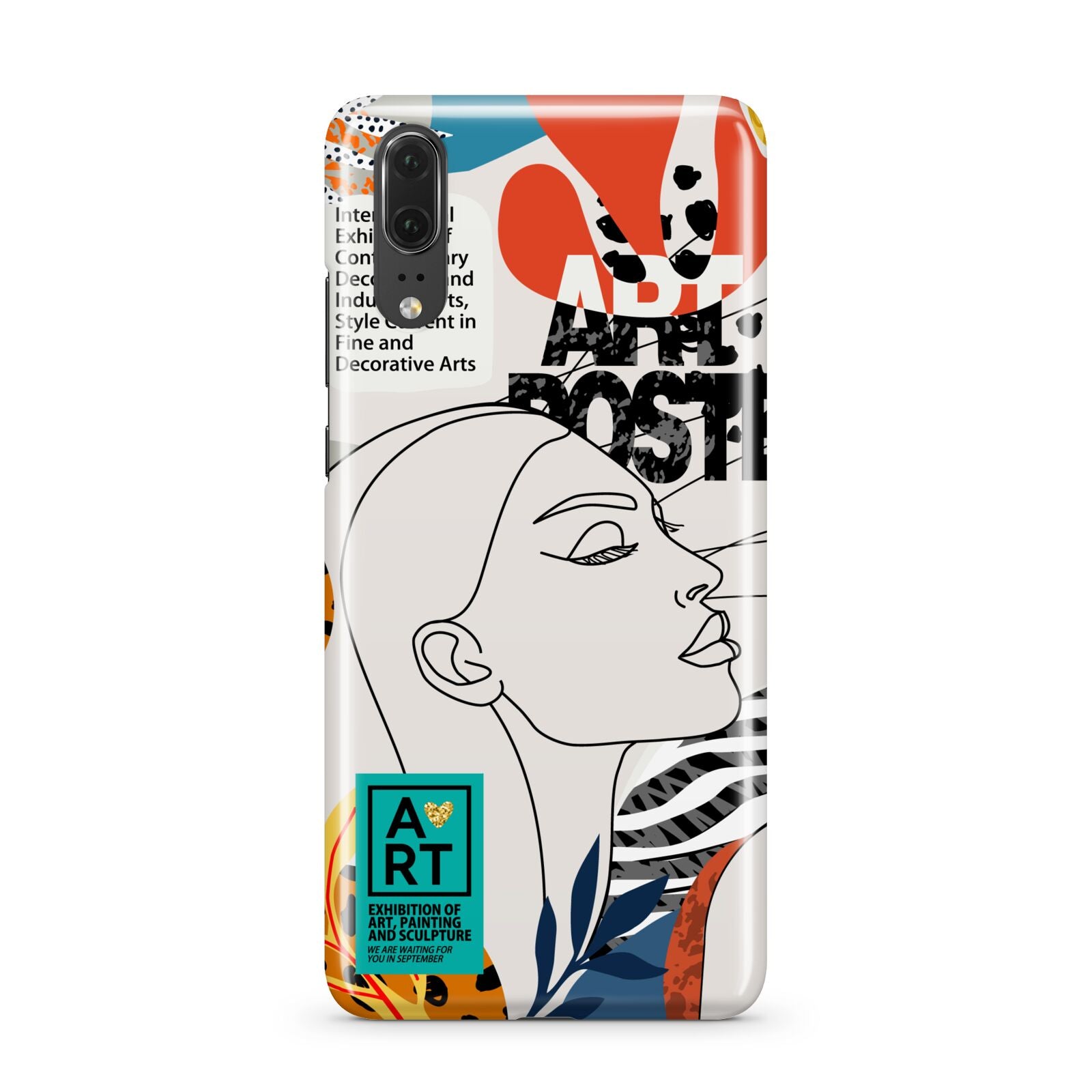 Abstract Art Poster Huawei P20 Phone Case