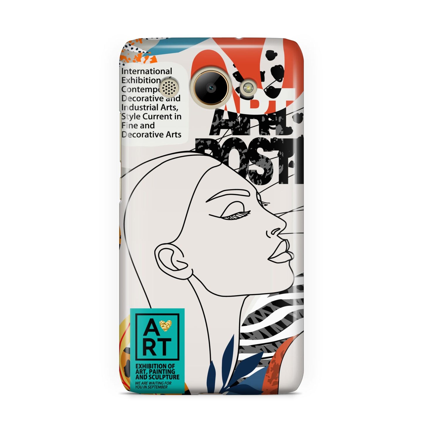 Abstract Art Poster Huawei Y3 2017