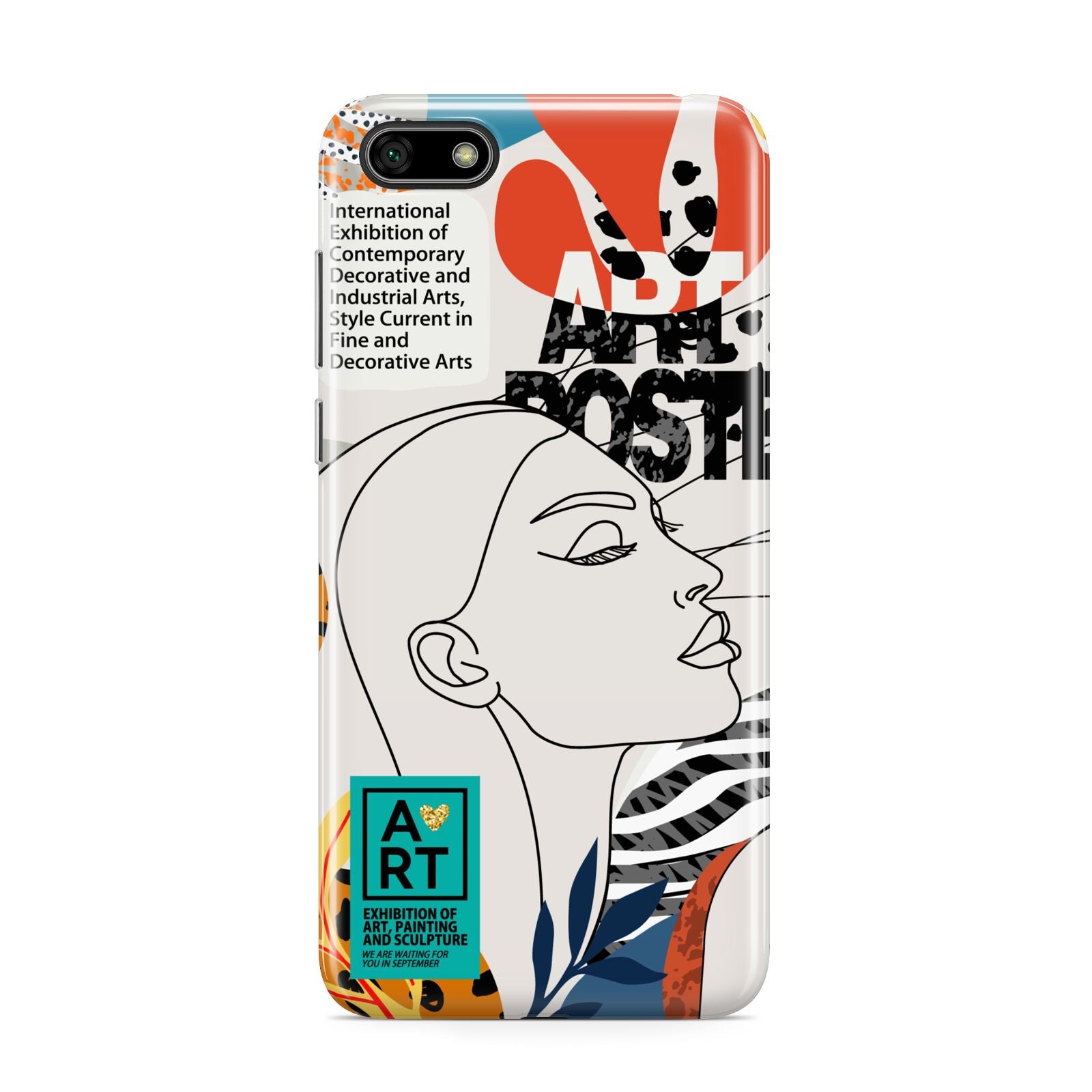 Abstract Art Poster Huawei Y5 Prime 2018 Phone Case