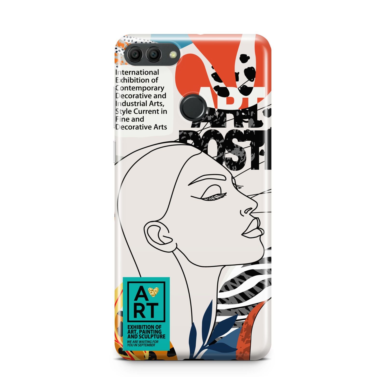 Abstract Art Poster Huawei Y9 2018