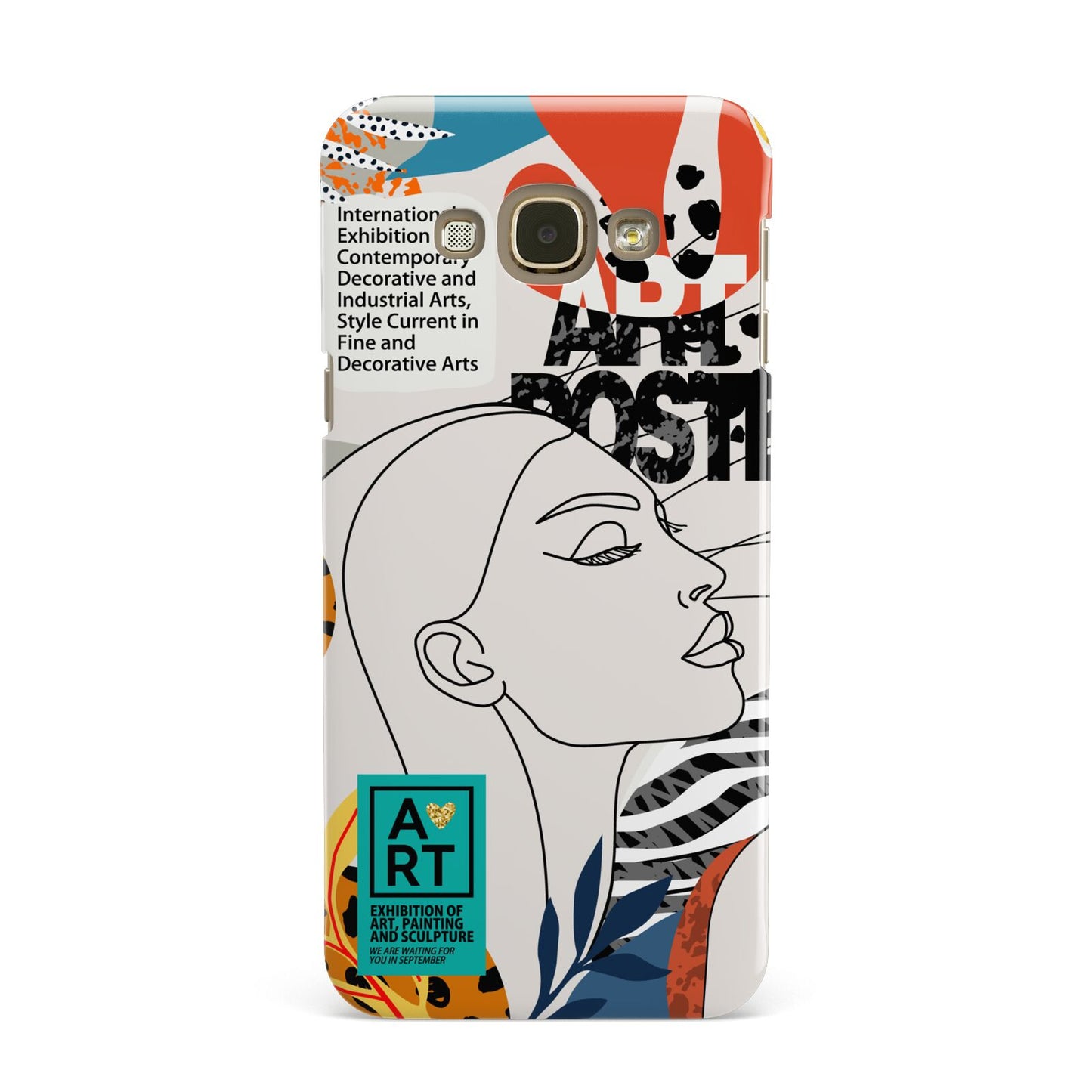Abstract Art Poster Samsung Galaxy A8 Case