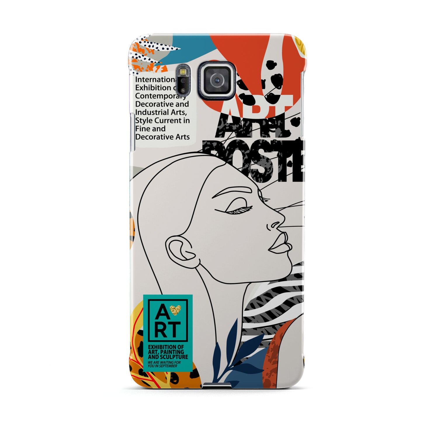 Abstract Art Poster Samsung Galaxy Alpha Case