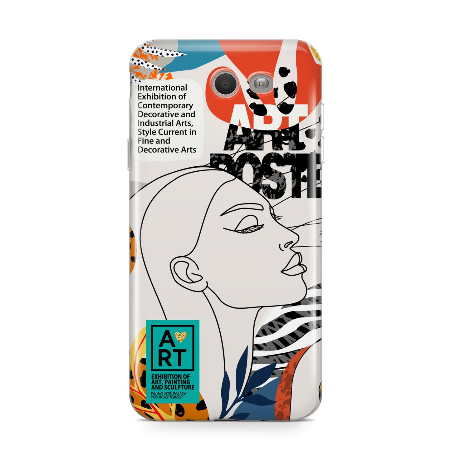 Abstract Art Poster Samsung Galaxy J7 2017 Case