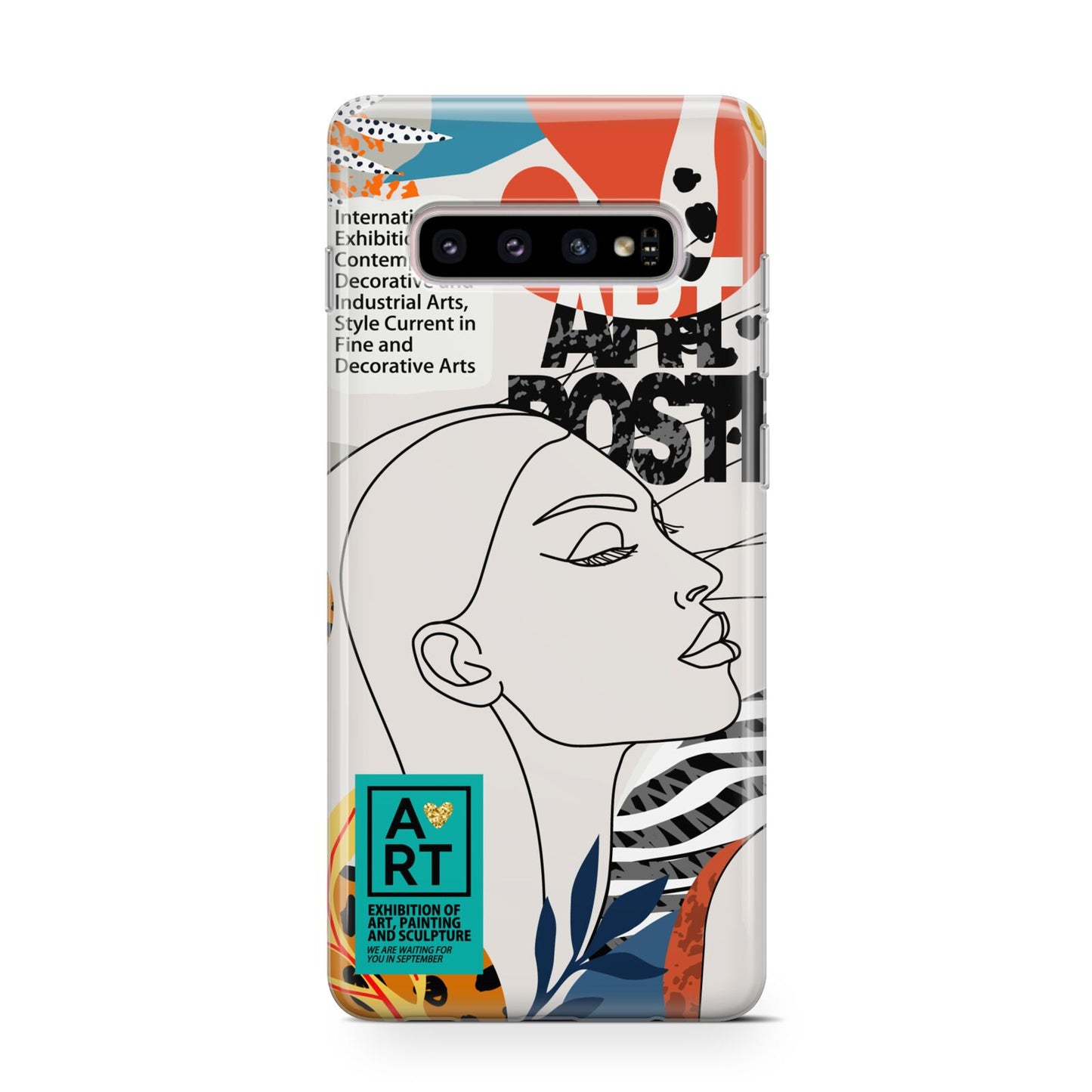 Abstract Art Poster Samsung Galaxy S10 Case