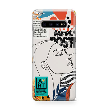 Abstract Art Poster Samsung Galaxy S10 Case