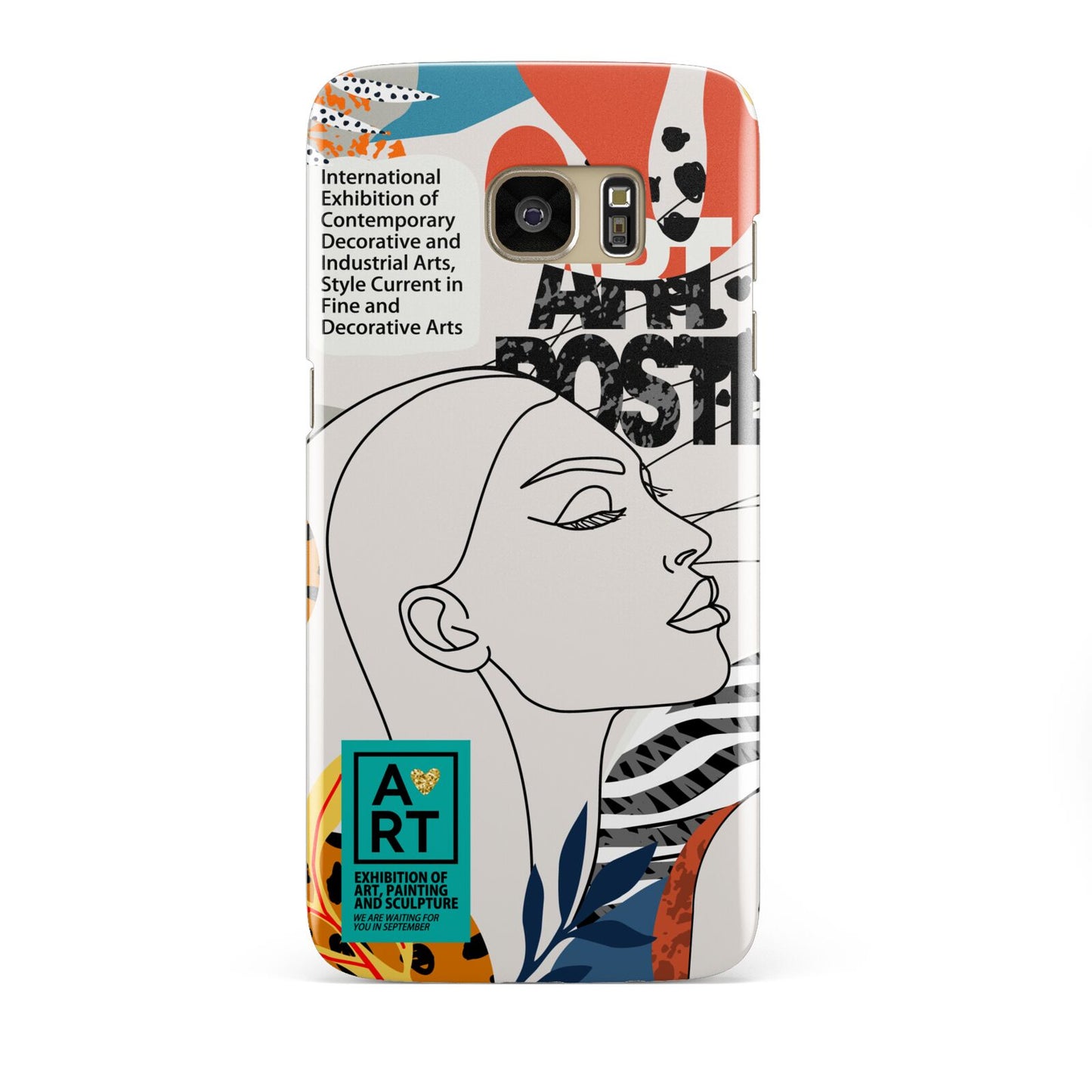 Abstract Art Poster Samsung Galaxy S7 Edge Case