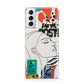 Abstract Art Poster Samsung S21 Plus Phone Case