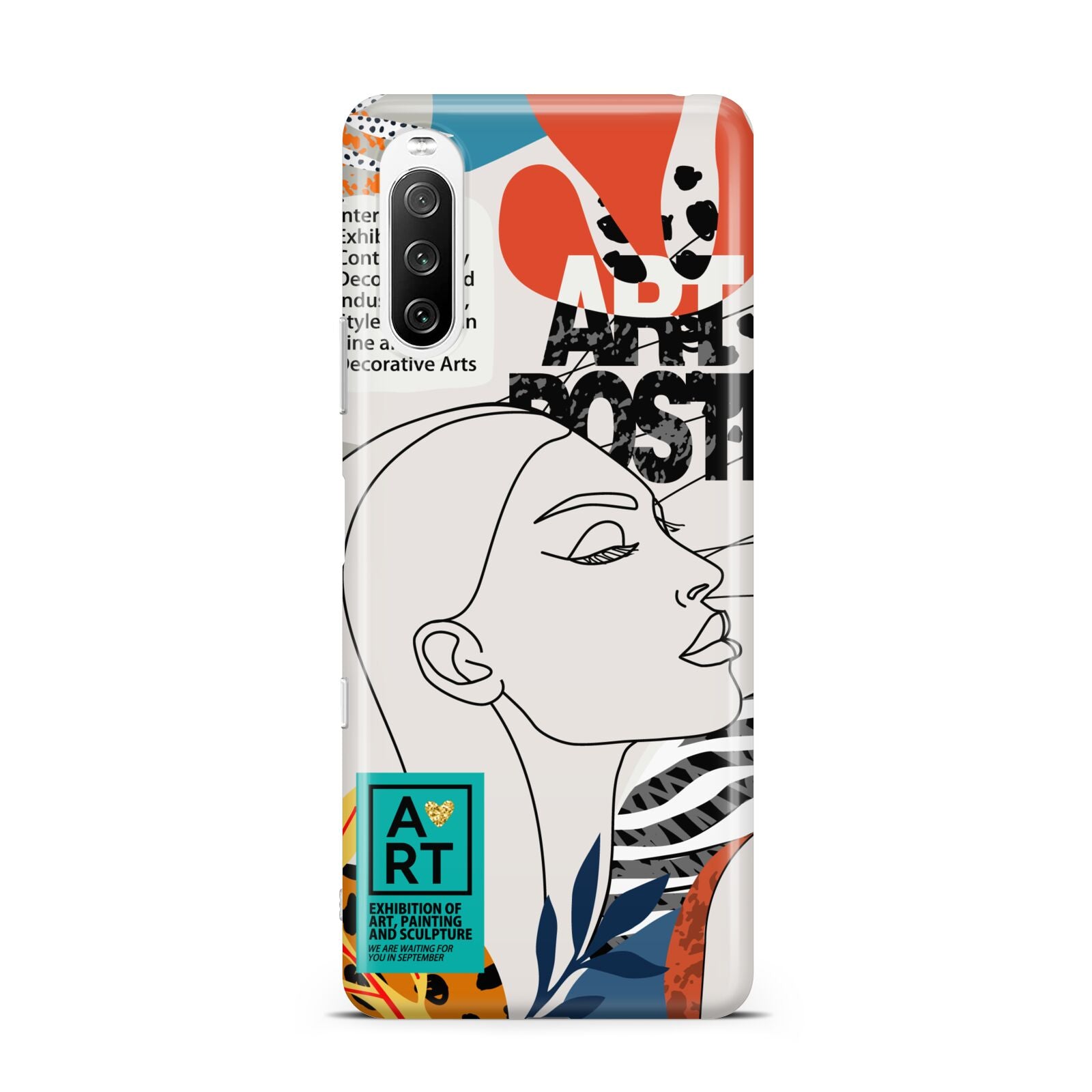 Abstract Art Poster Sony Xperia 10 III Case