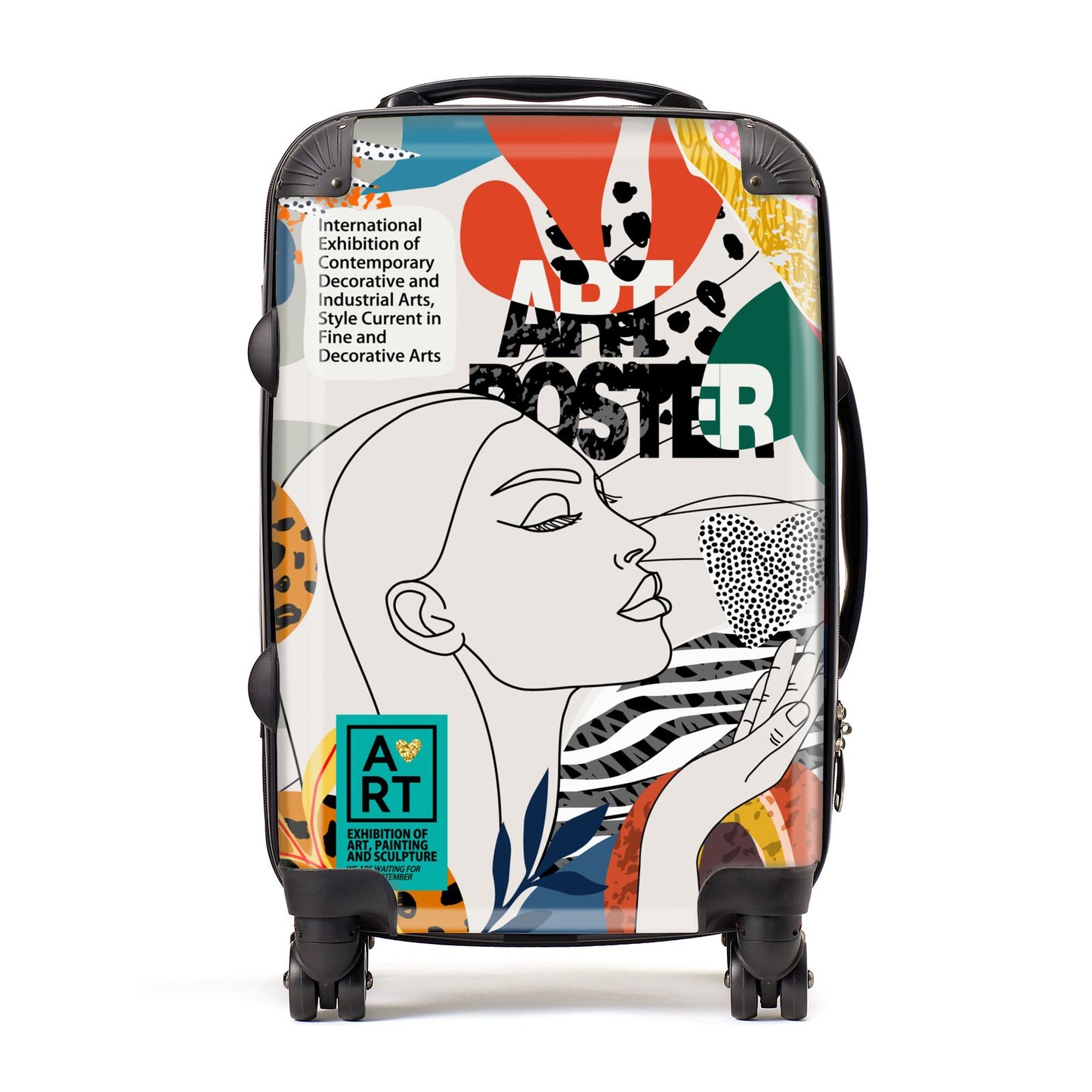 Abstract Art Poster Suitcase