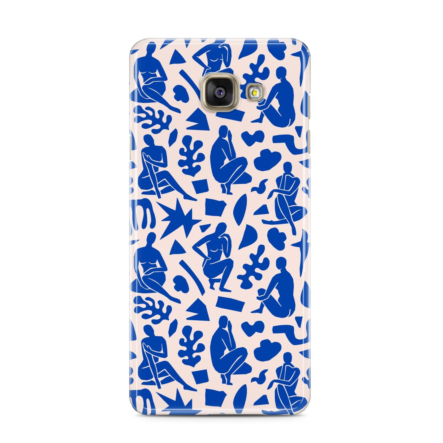 Abstract Art Samsung Galaxy A3 2016 Case on gold phone