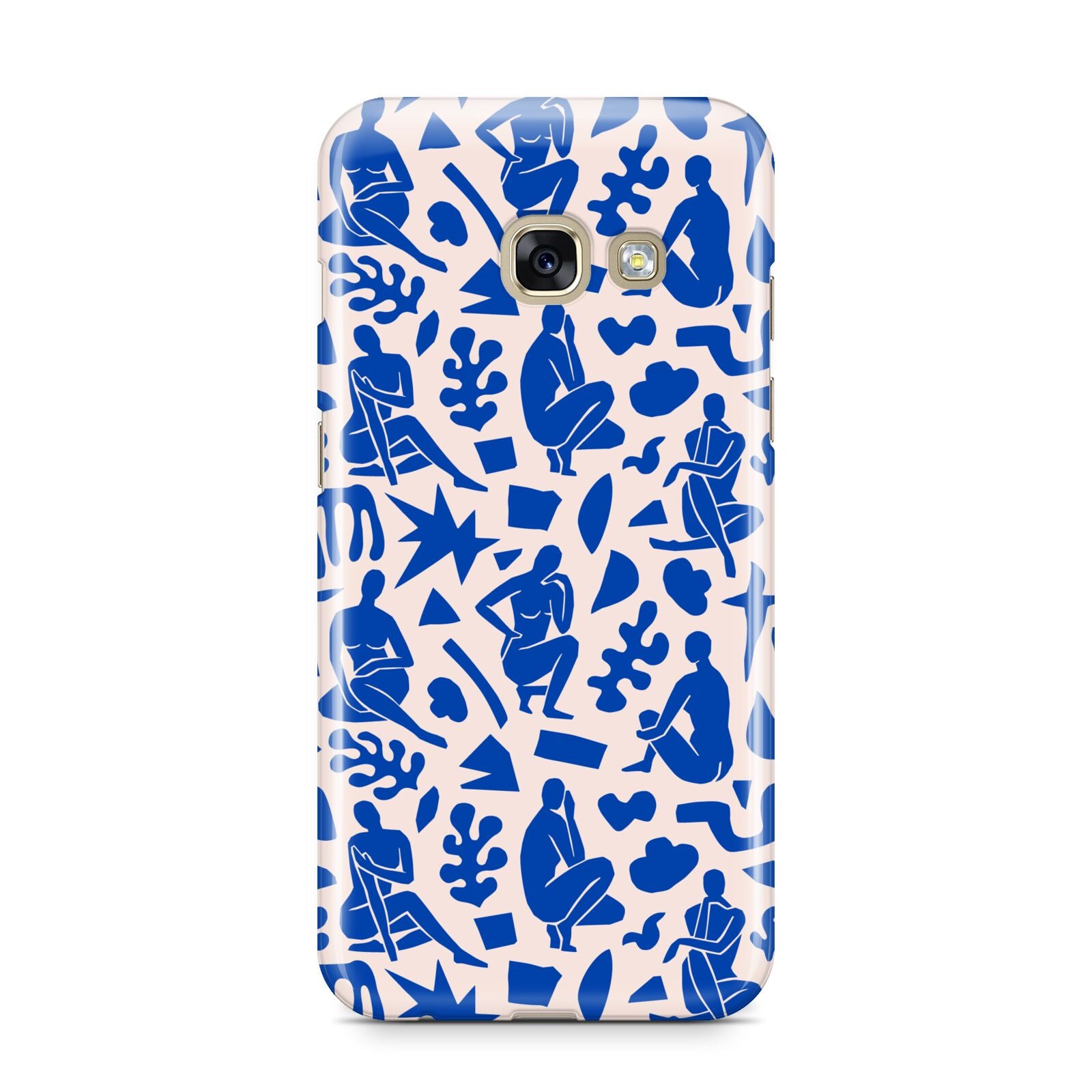 Abstract Art Samsung Galaxy A3 2017 Case on gold phone