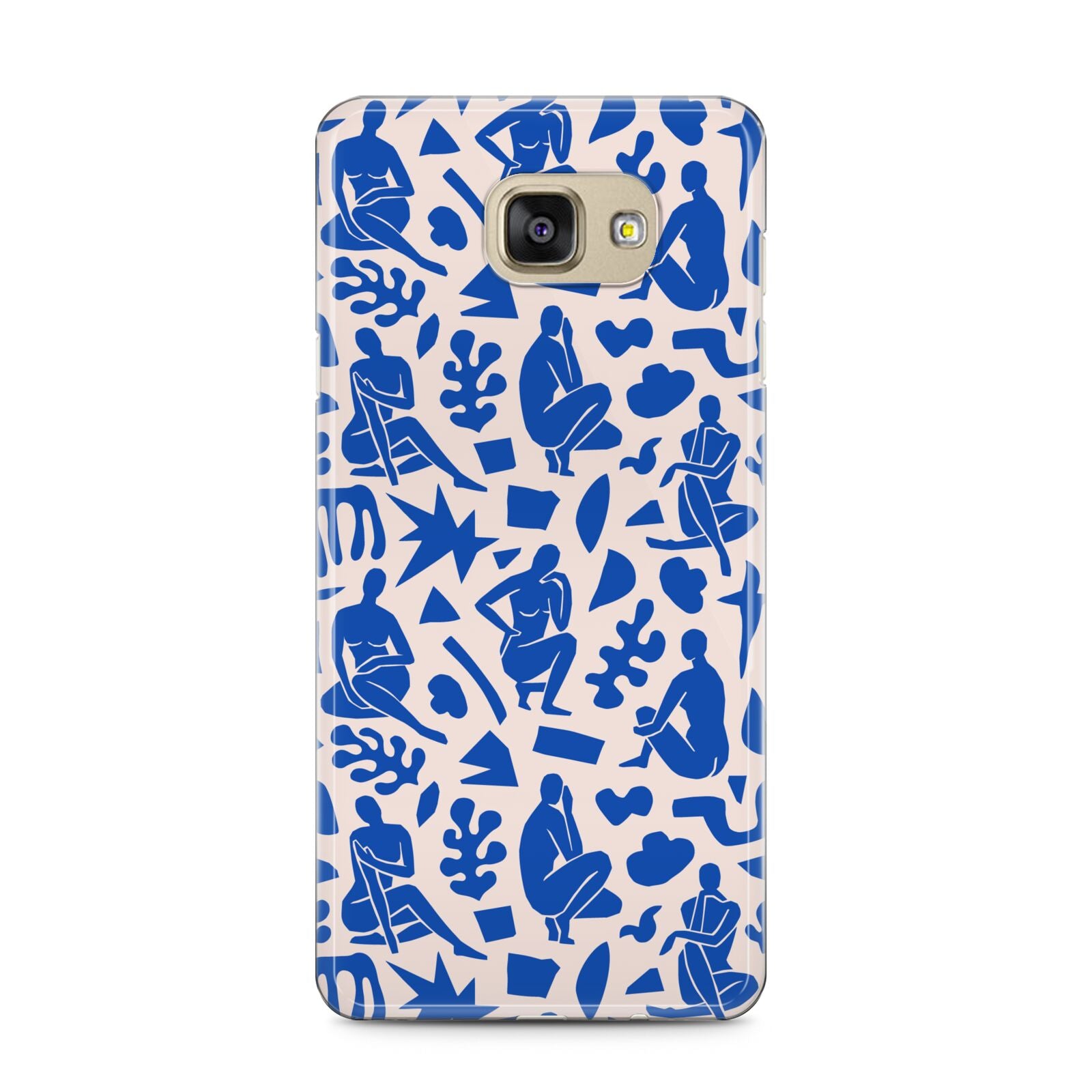 Abstract Art Samsung Galaxy A5 2016 Case on gold phone