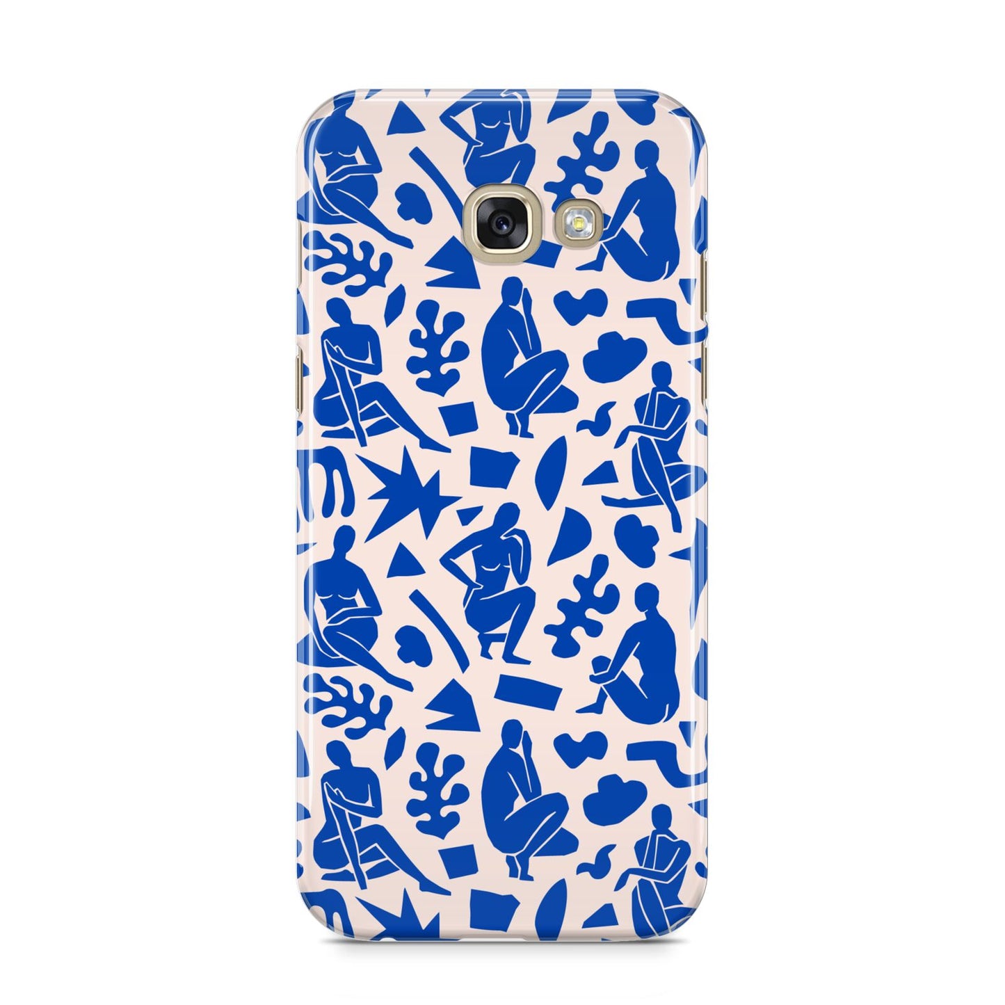 Abstract Art Samsung Galaxy A5 2017 Case on gold phone