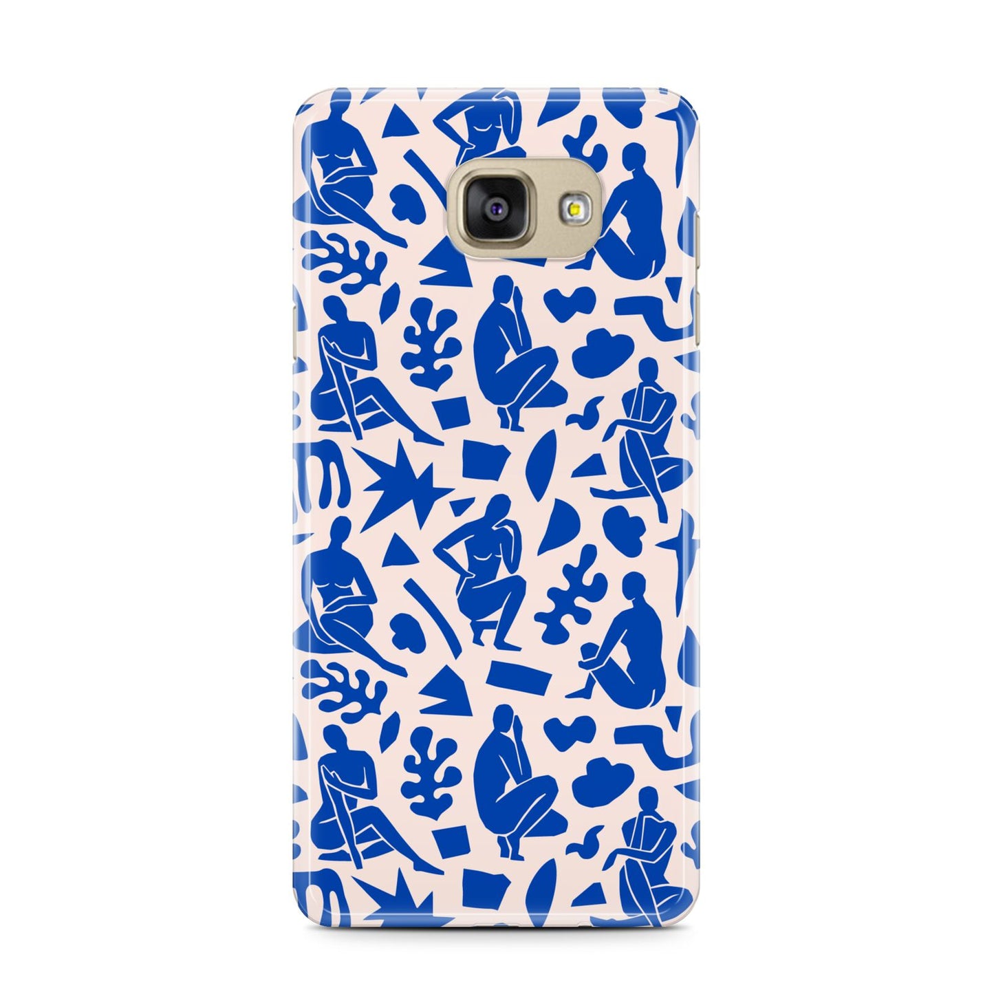 Abstract Art Samsung Galaxy A7 2016 Case on gold phone