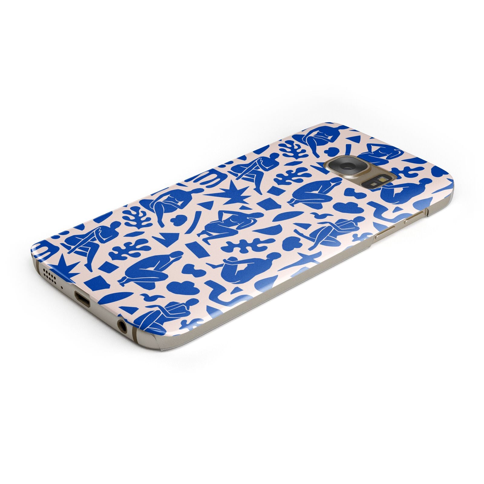 Abstract Art Samsung Galaxy Case Bottom Cutout