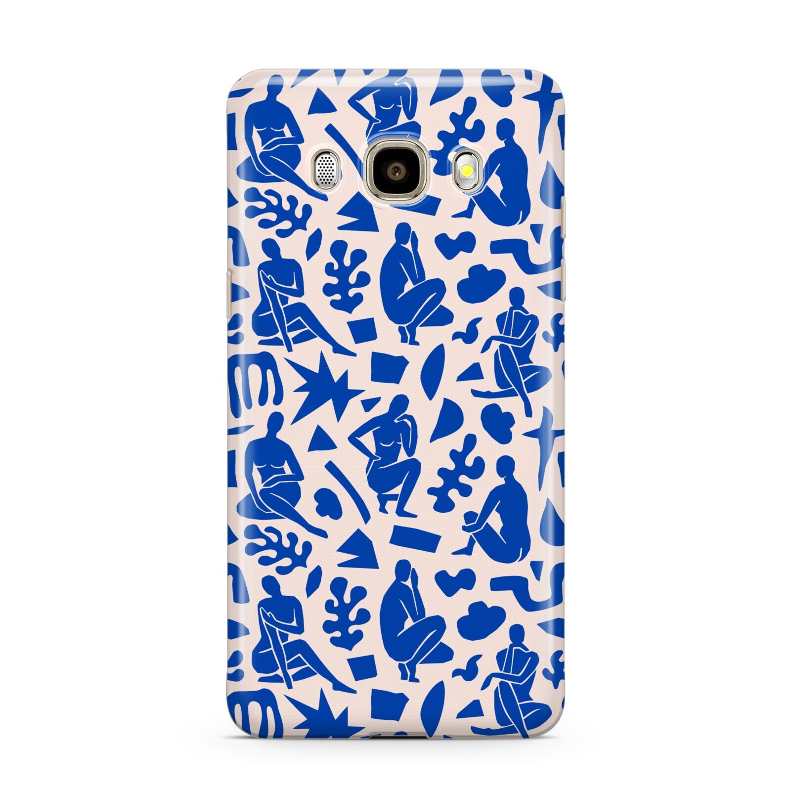 Abstract Art Samsung Galaxy J7 2016 Case on gold phone