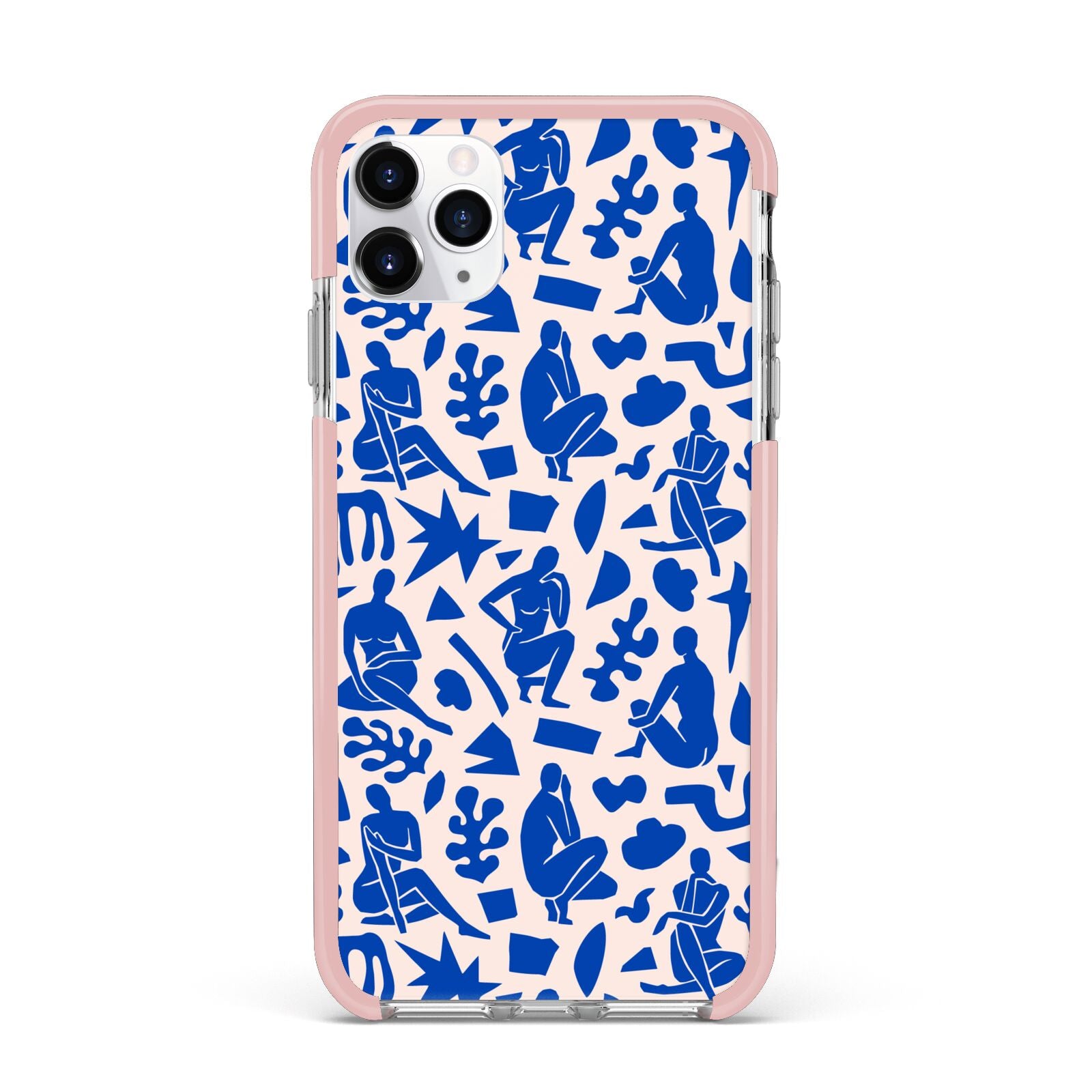 Abstract Art iPhone 11 Pro Max Impact Pink Edge Case