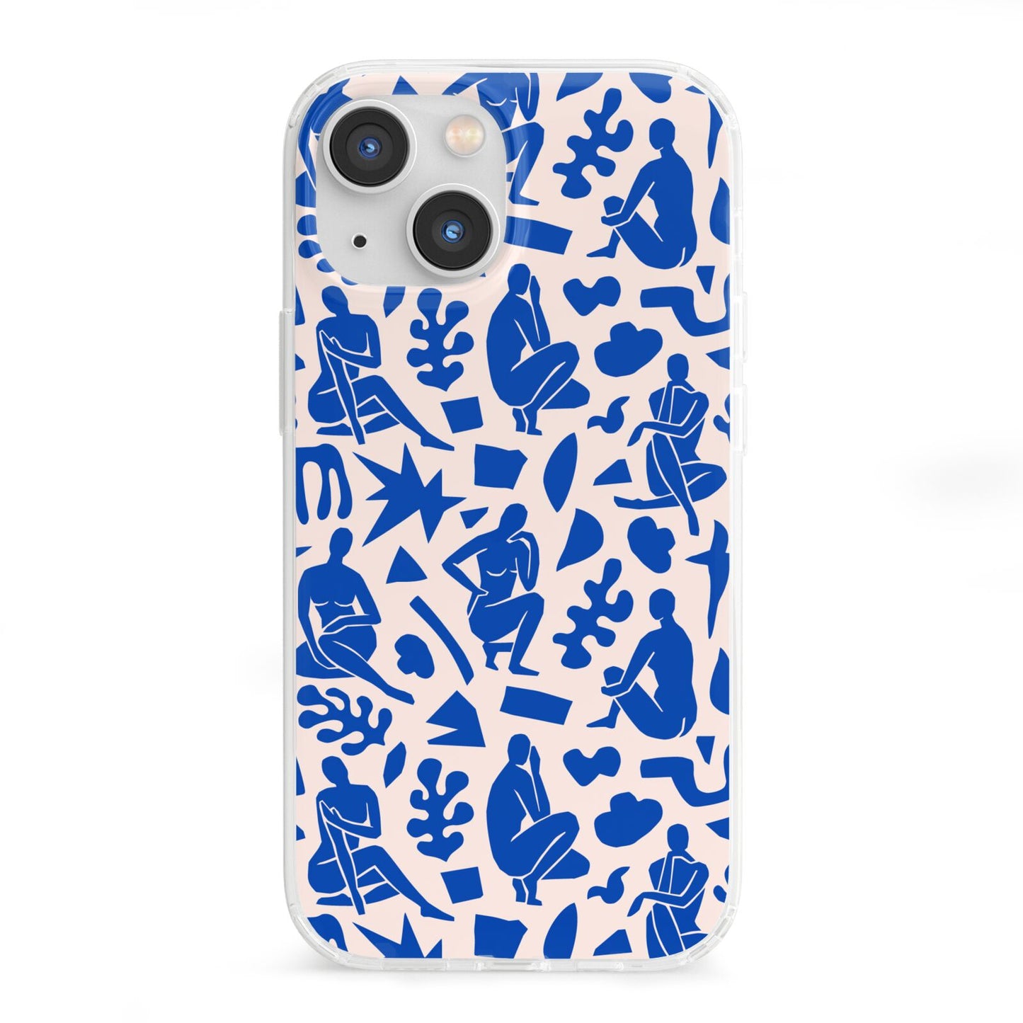Abstract Art iPhone 13 Mini Clear Bumper Case