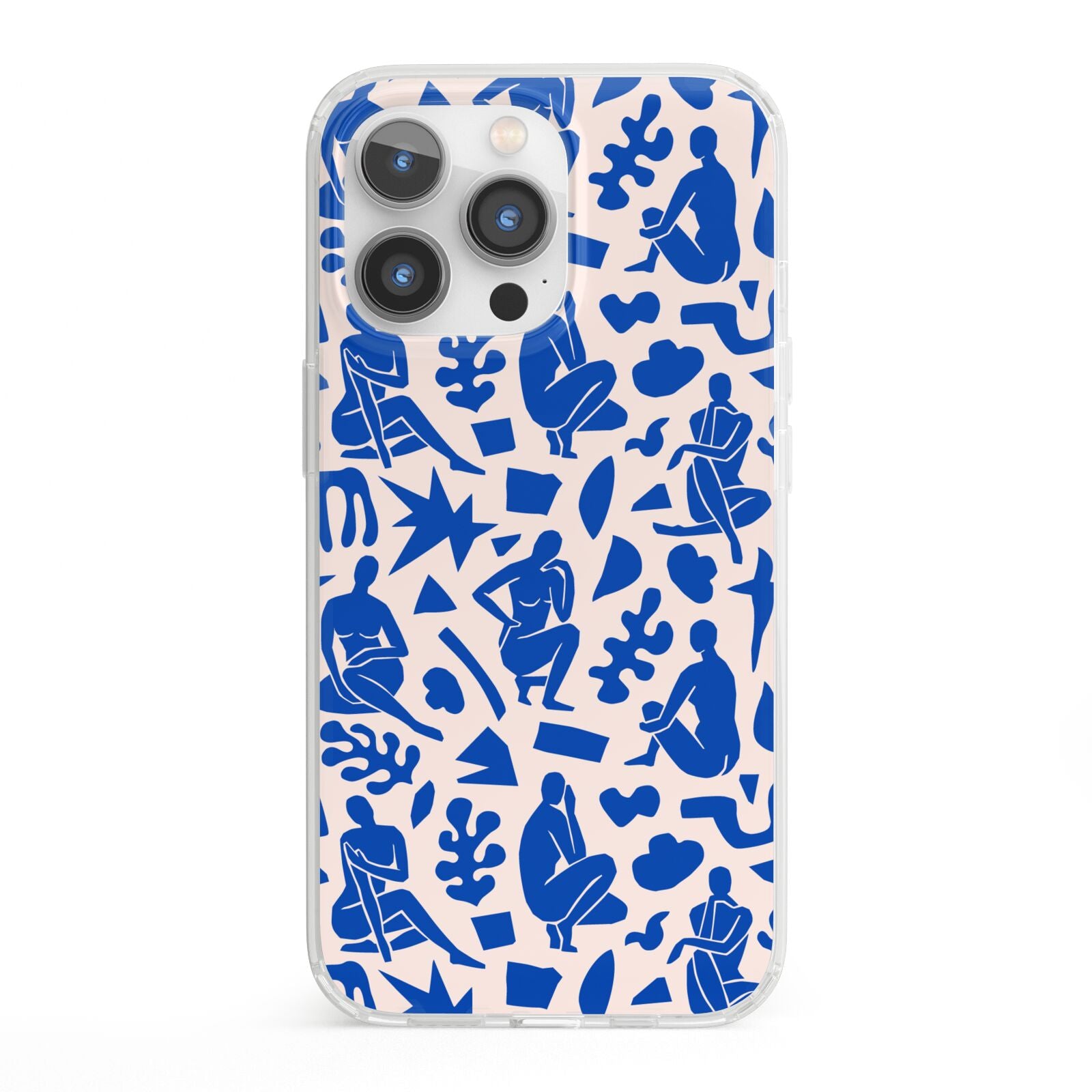 Abstract Art iPhone 13 Pro Clear Bumper Case