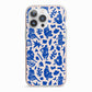 Abstract Art iPhone 13 Pro TPU Impact Case with Pink Edges
