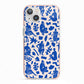 Abstract Art iPhone 13 TPU Impact Case with Pink Edges