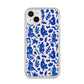 Abstract Art iPhone 14 Plus Clear Tough Case Starlight