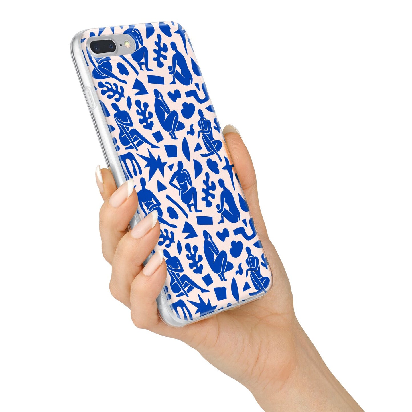 Abstract Art iPhone 7 Plus Bumper Case on Silver iPhone Alternative Image