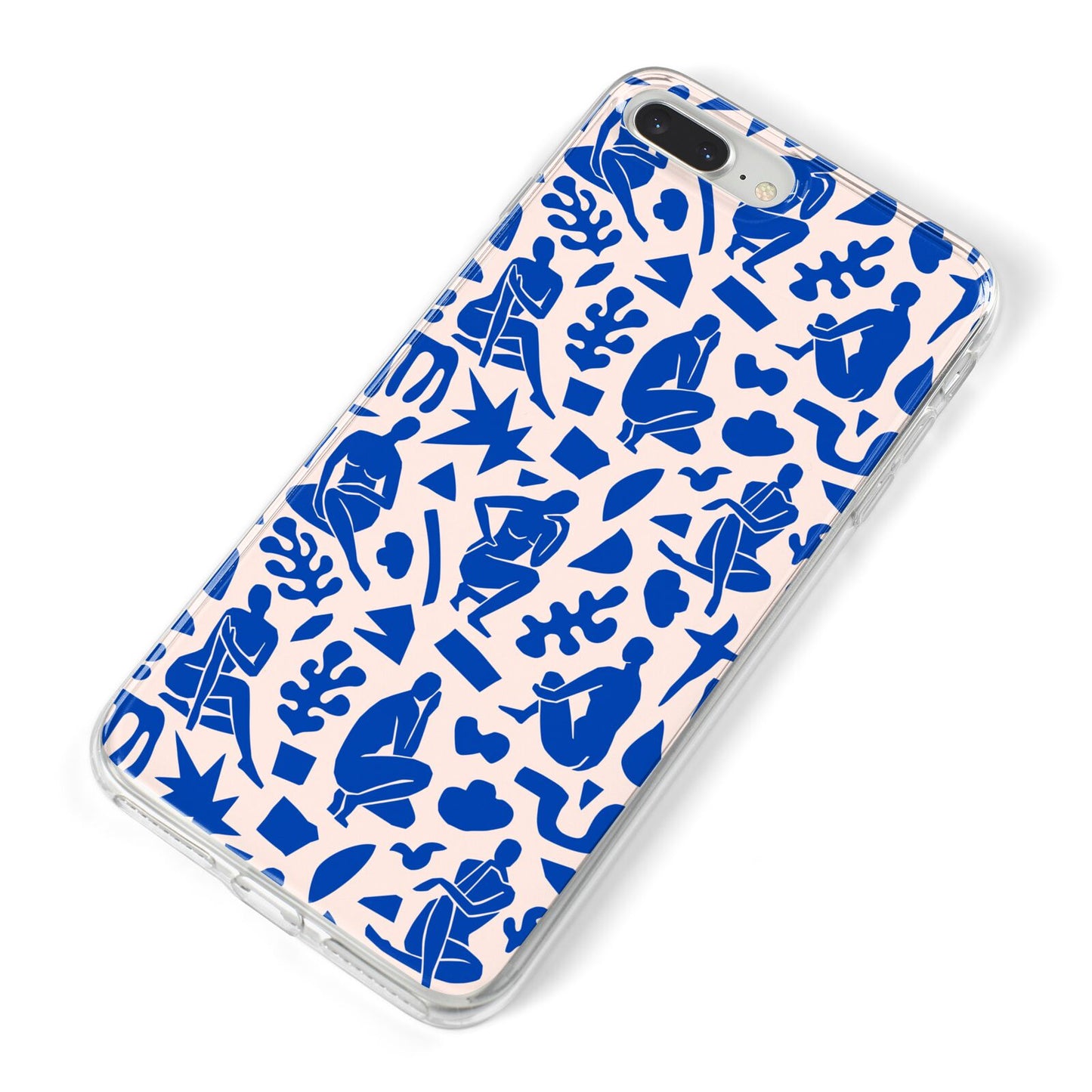 Abstract Art iPhone 8 Plus Bumper Case on Silver iPhone Alternative Image