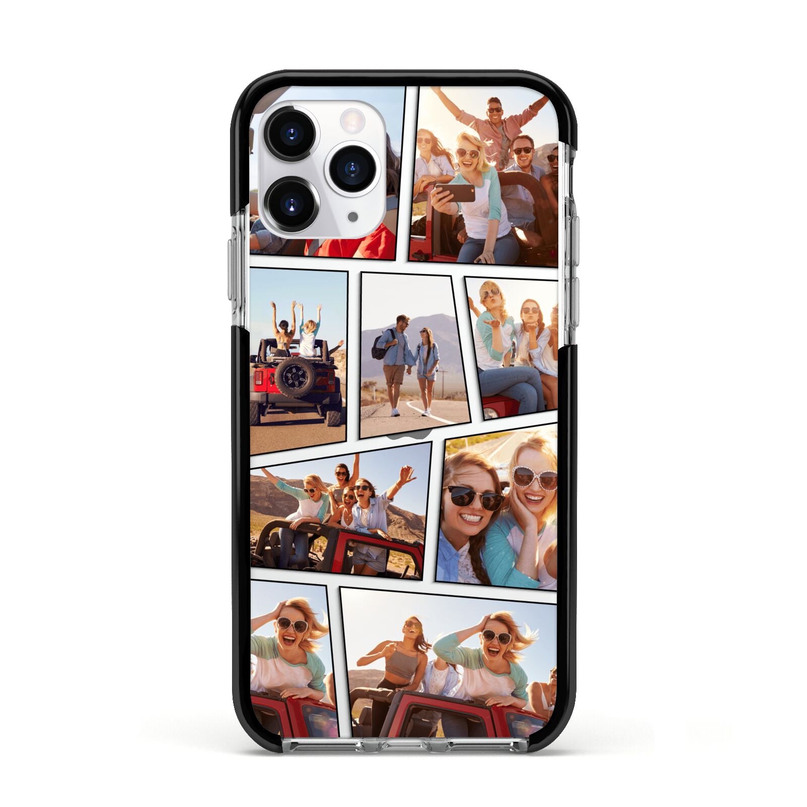 Abstract Comic Strip Photo Apple iPhone 11 Pro in Silver with Black Impact Case