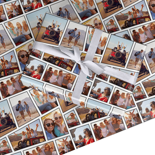 Abstract Comic Strip Photo Custom Wrapping Paper